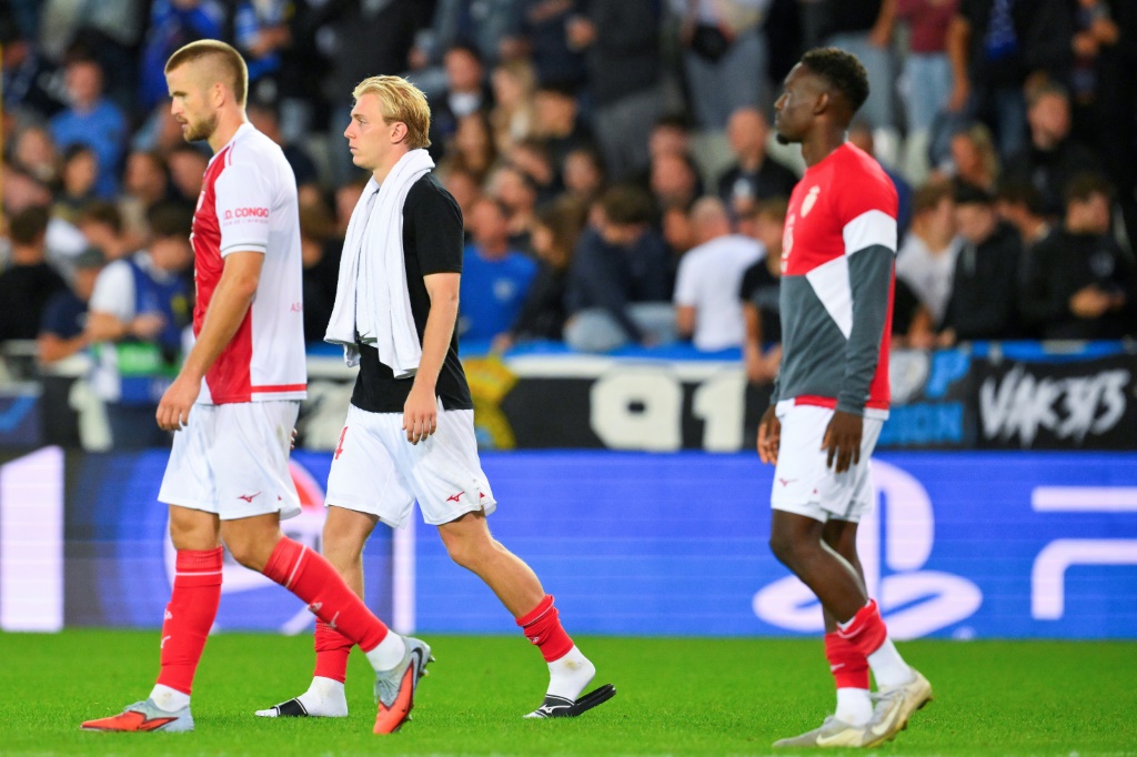 Monaco perde de forma acentuada para o Brugge na estreia da Champions (4-1)