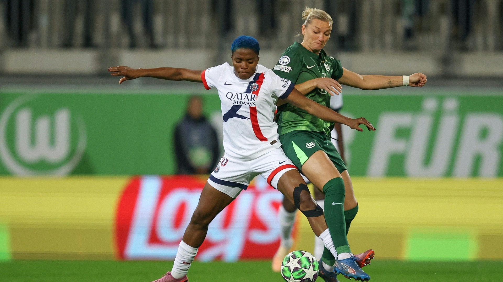 Deutliche Botschaft zu Beginn: Wolfsburg besiegt Paris in der Champions League