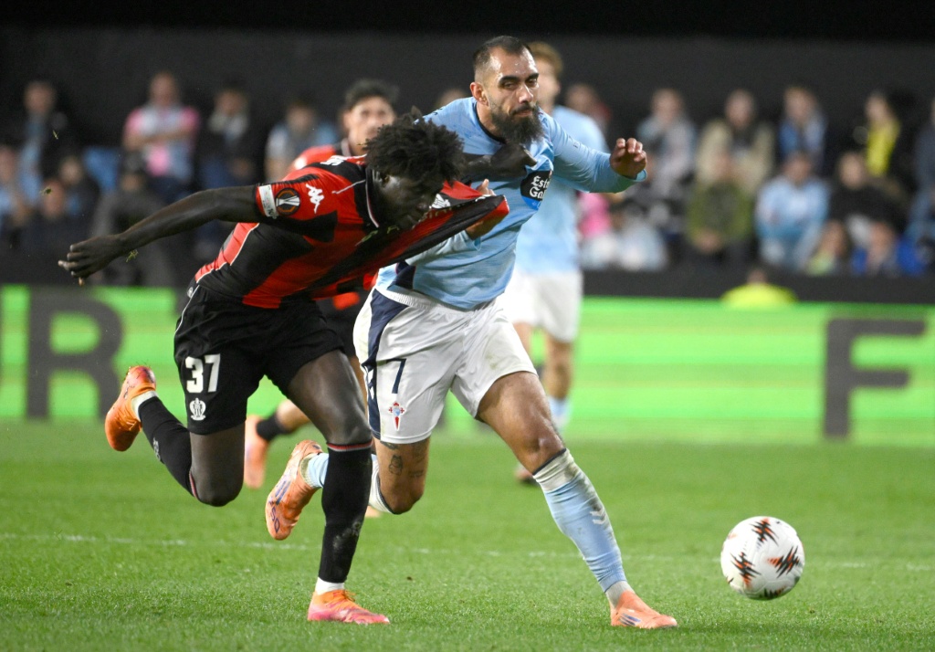 Ligue Europa : Nice, réduit à dix, sombre à Vigo