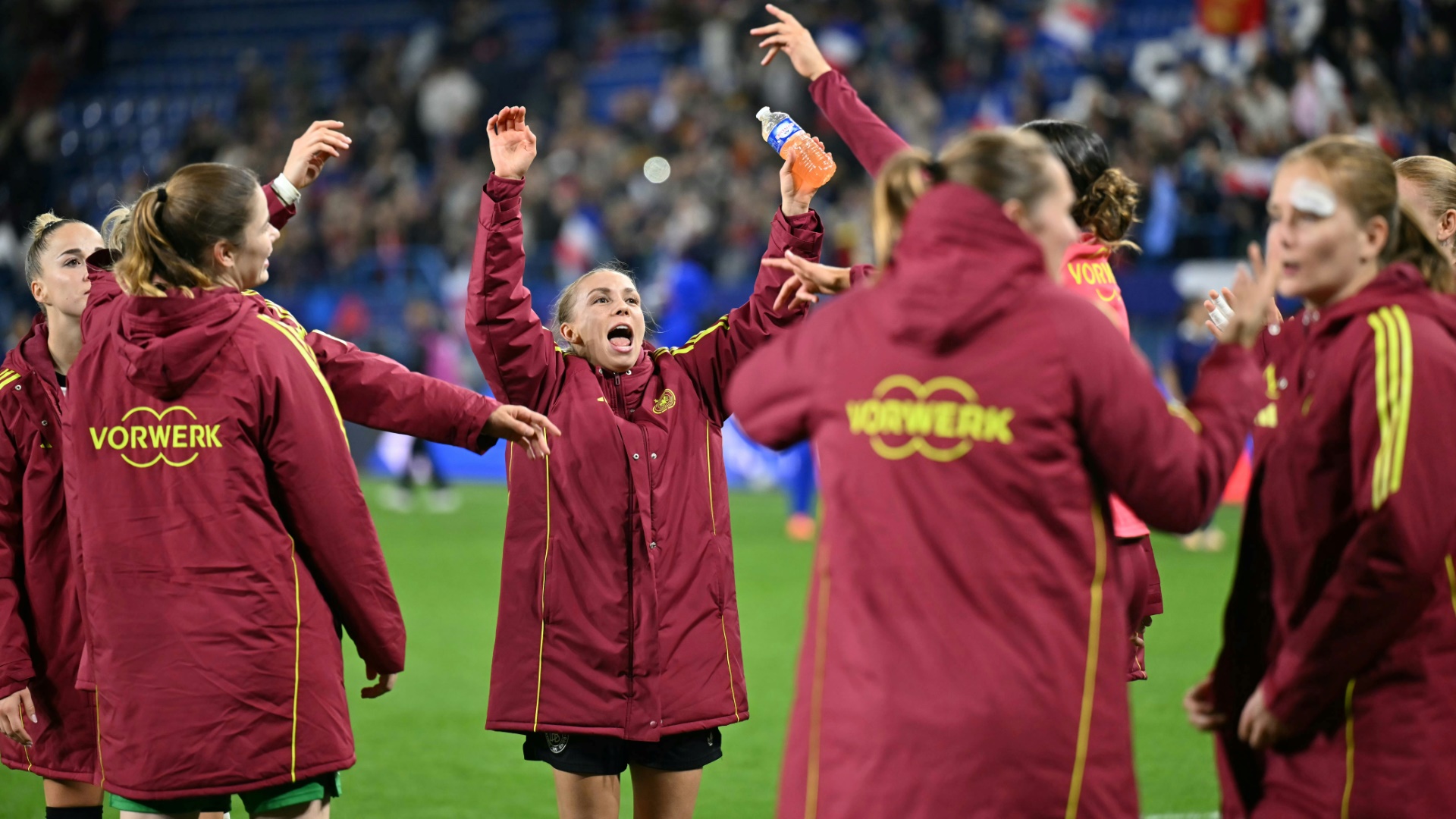 Deutsche Frauenfussballerinnen ueberglücklich ueber Nations League Finale und sehnen Revanche an Spanien