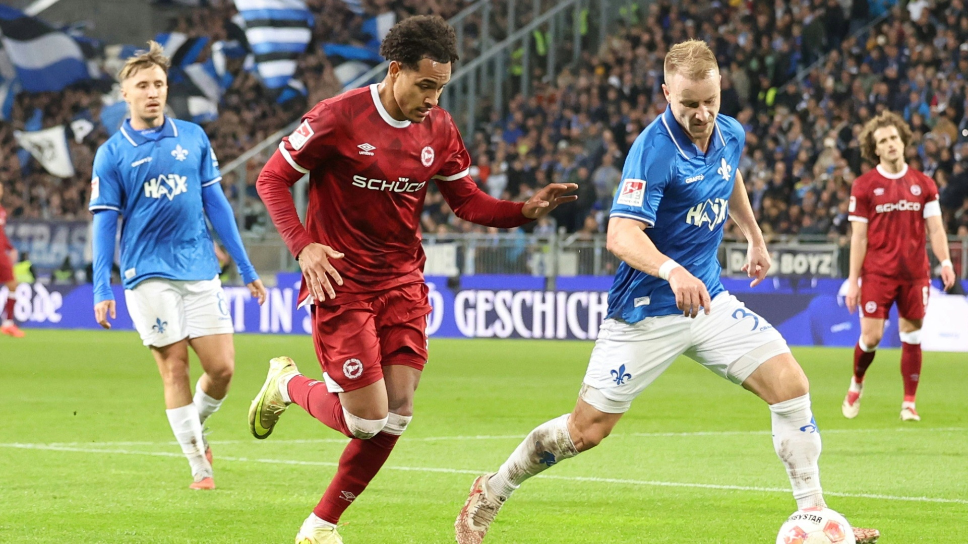Nach dem Pokal-Triumph Darmstadt verspielt Heimsieg an Bielefeld