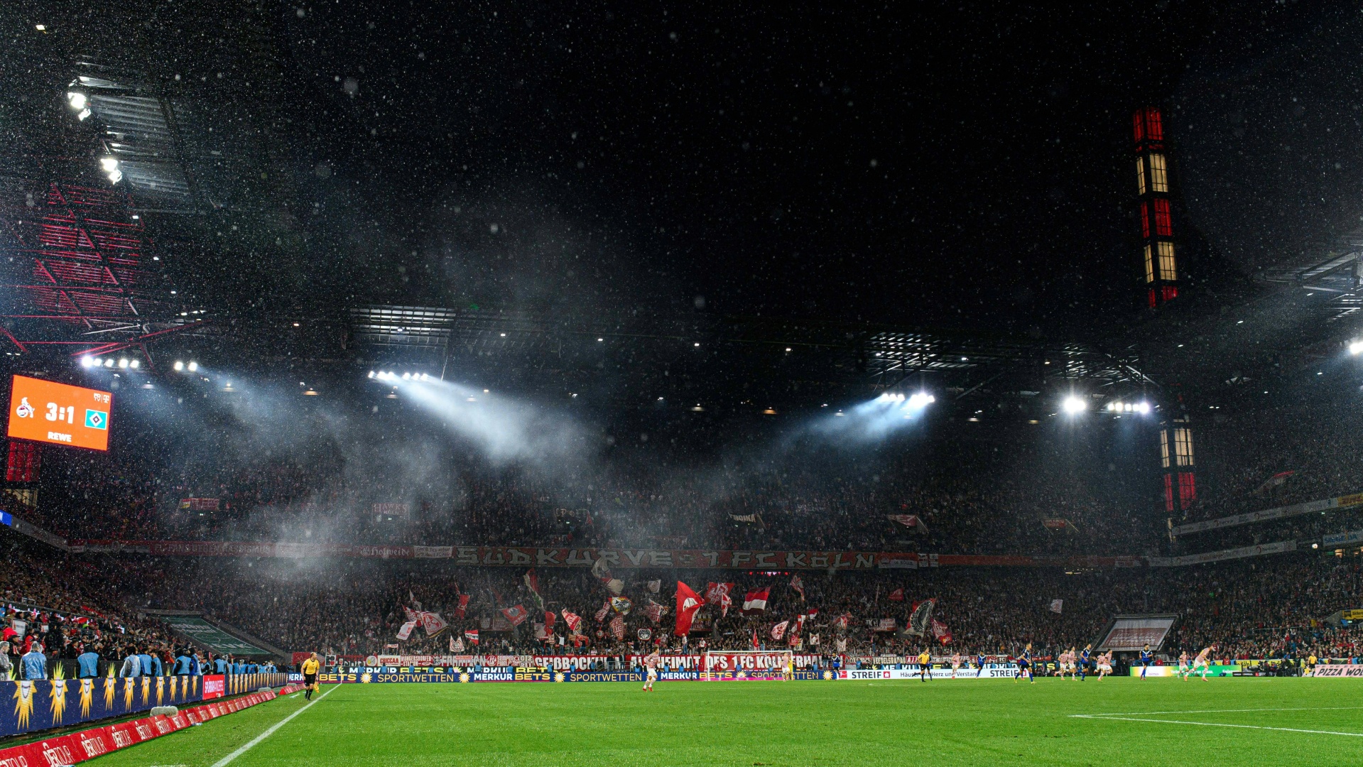 Fan des 1. FC Köln nach Wiederbelebung im Spital
