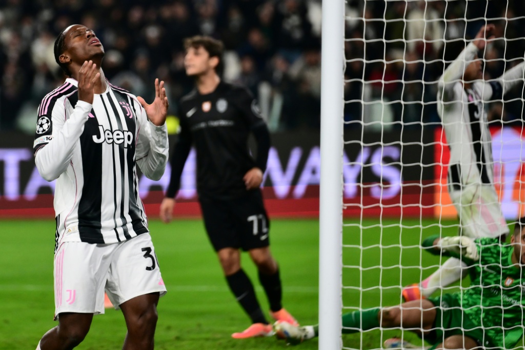 Ligue des champions: la Juventus bute encore sur sa premiere victoire
