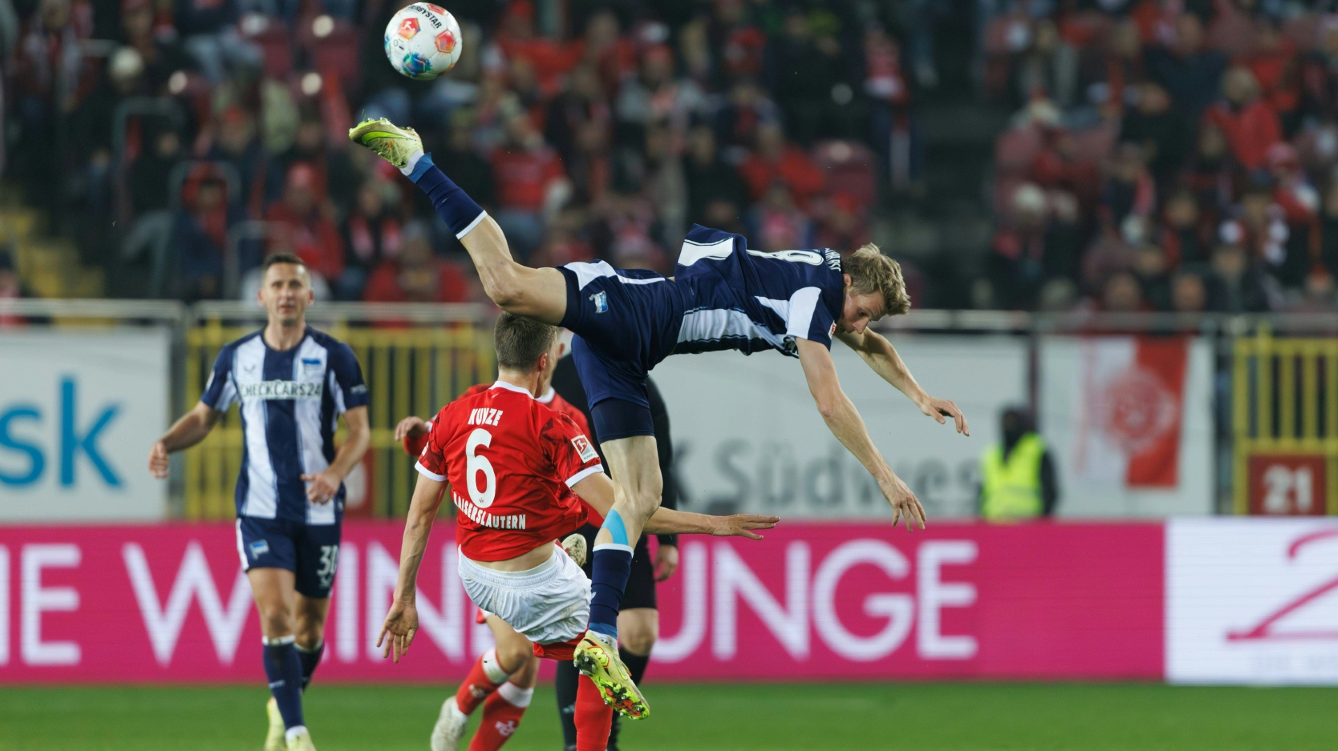 Auf dem Betze: Hertha drives Aufholjagd weiter