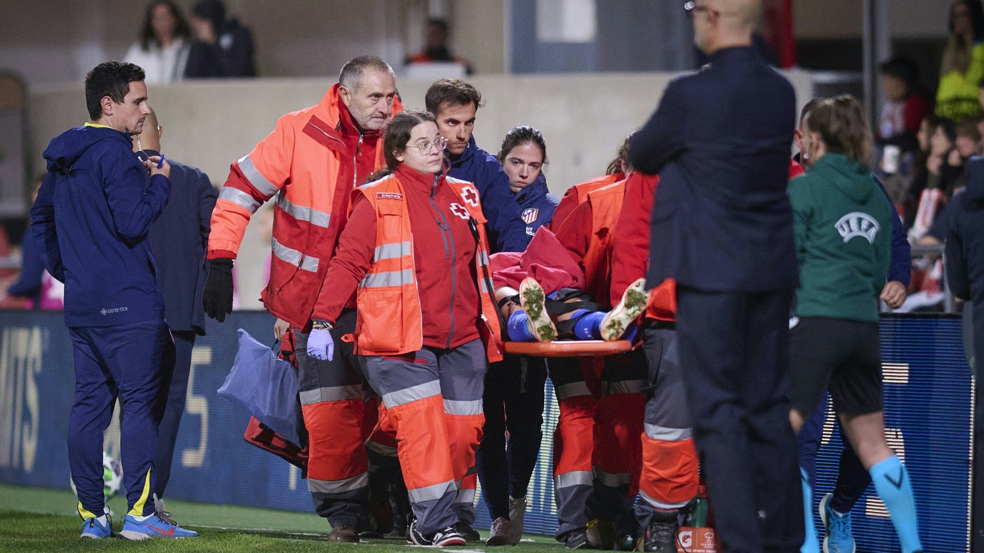 Kopf trifft Knie: Medina von Atlético mit schwerem Schädeltrauma