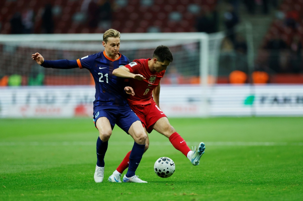 Países Baixos igualam a Polónia por 1-1 fora de casa e quase asseguram lugar no Mundial