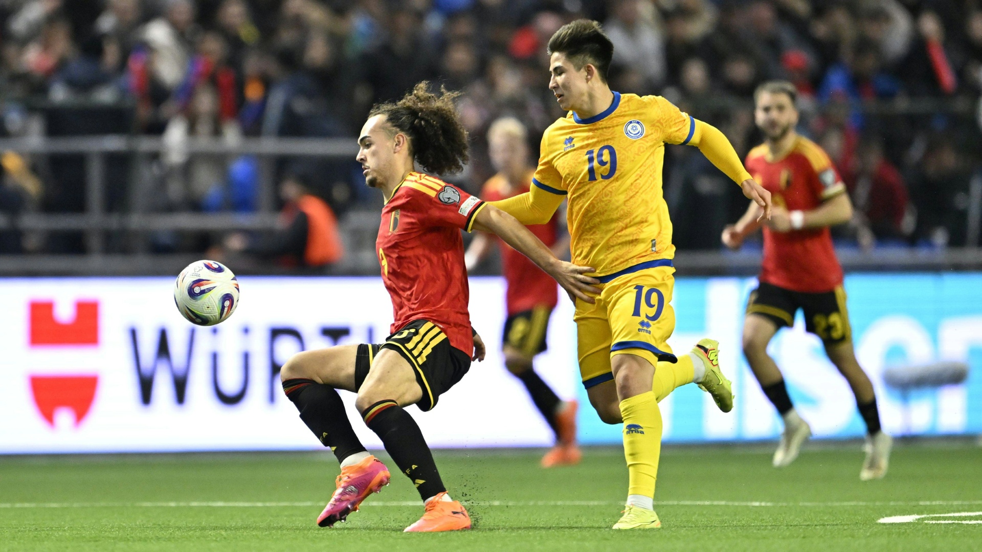 Nur Unentschieden in Kasachstan: Belgien verschiebt WM-Platz noch