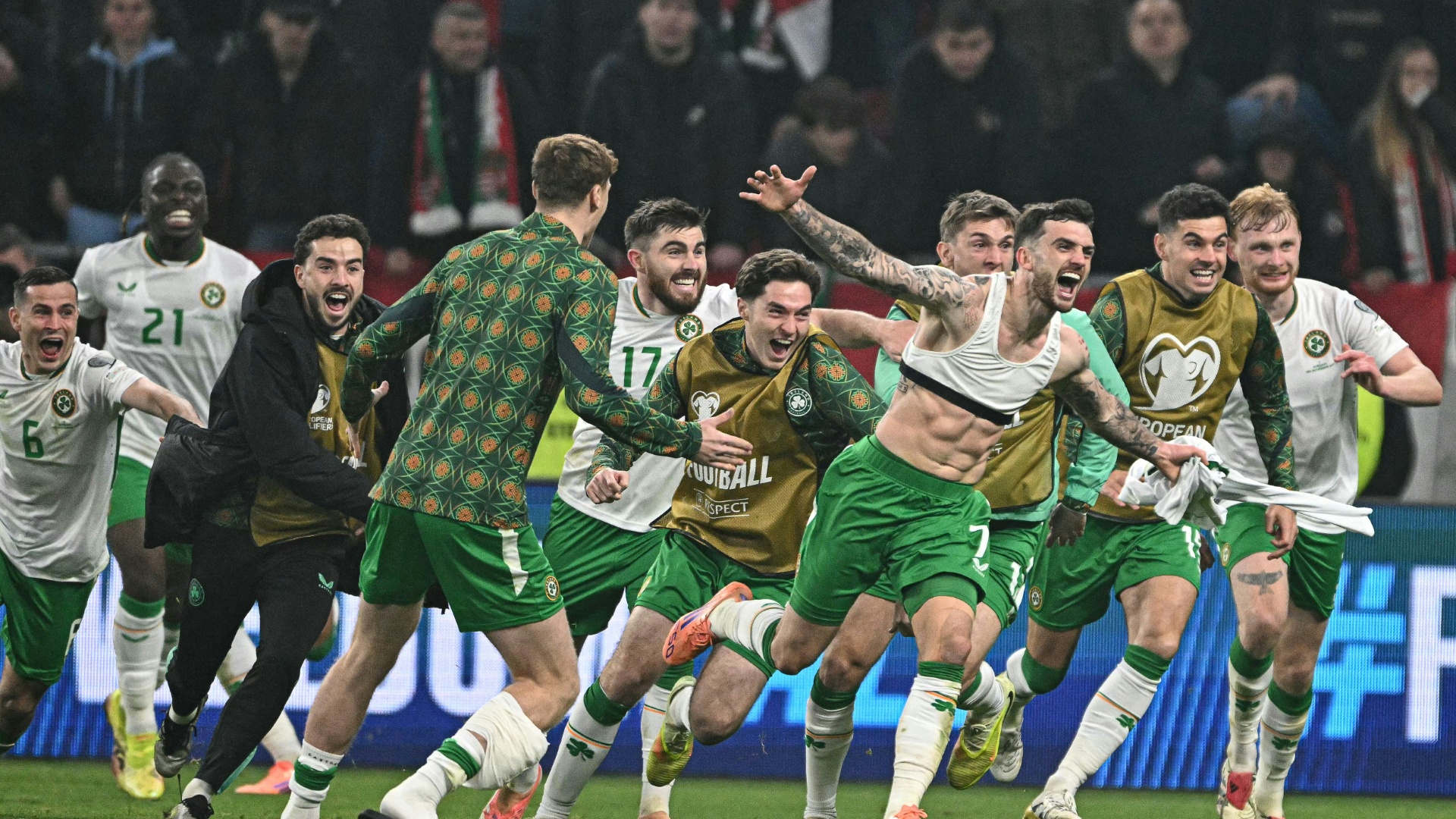 "Wie in einem Märchen": Irland feiert seinen Fußballhelden Parrott