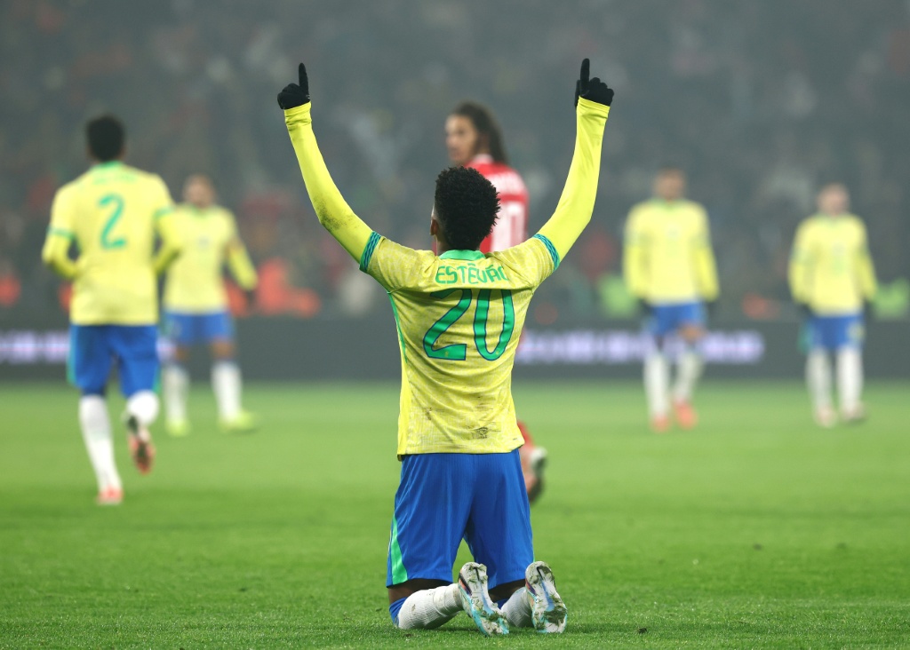Brazil held to friendly draw by Tunisia despite Estevao goal