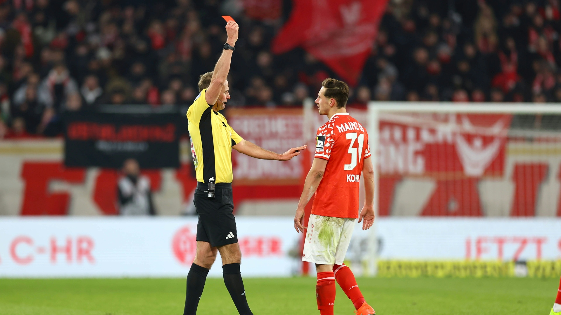 Kohrs neunter Platzverweis: Negativer Bundesliga Rekord für den Mainzer Spieler