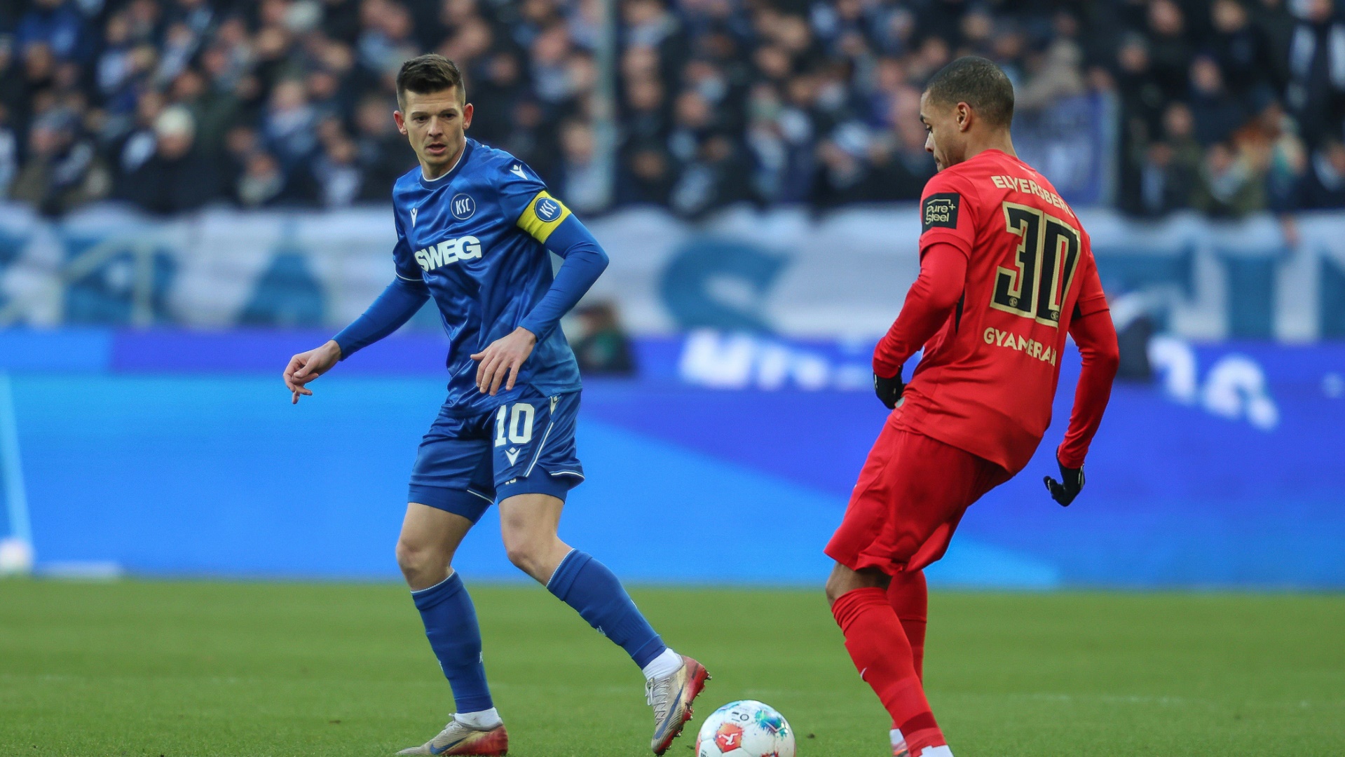 Beeindruckender Einsatz in Karlsruhe: Elversberg hält Platz drei