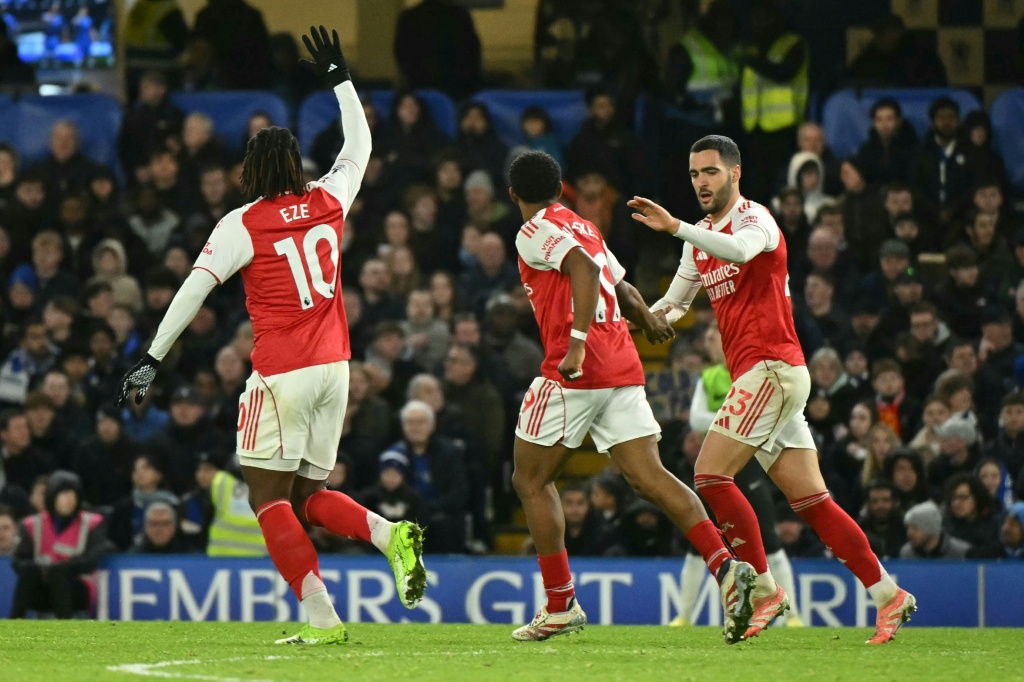 Merino's goal secures gritty draw for Arsenal against 10-man Chelsea