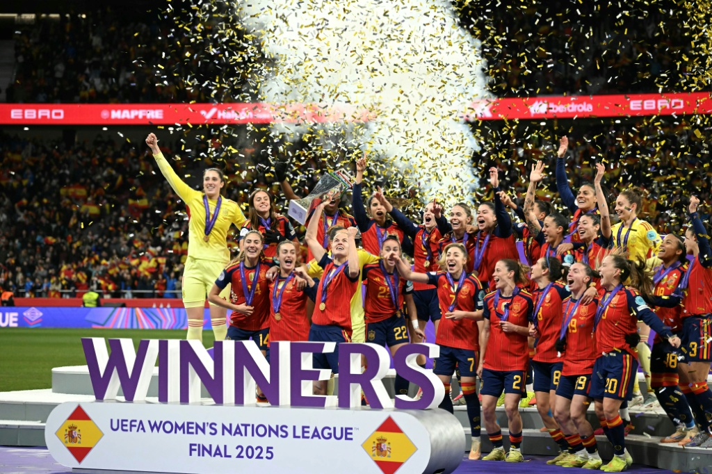 Espanha derrota Alemanha por 3-0 e conquista bicampeonato da Liga das Nações feminina