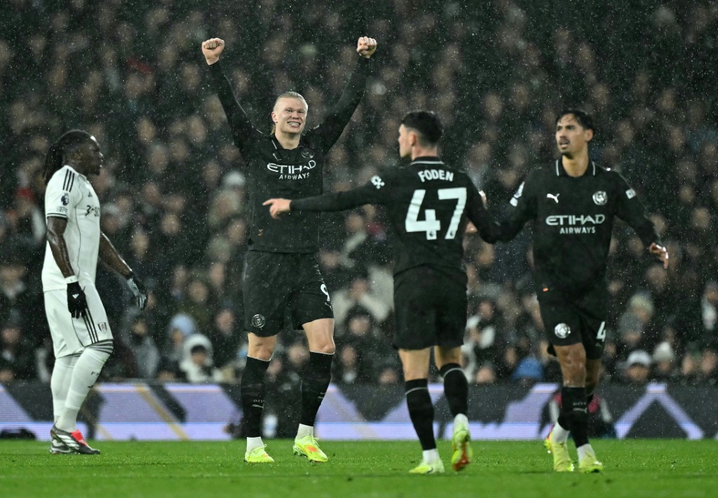 Football: Manchester City tremble face à Fulham (5-4), centième but historique pour Haaland