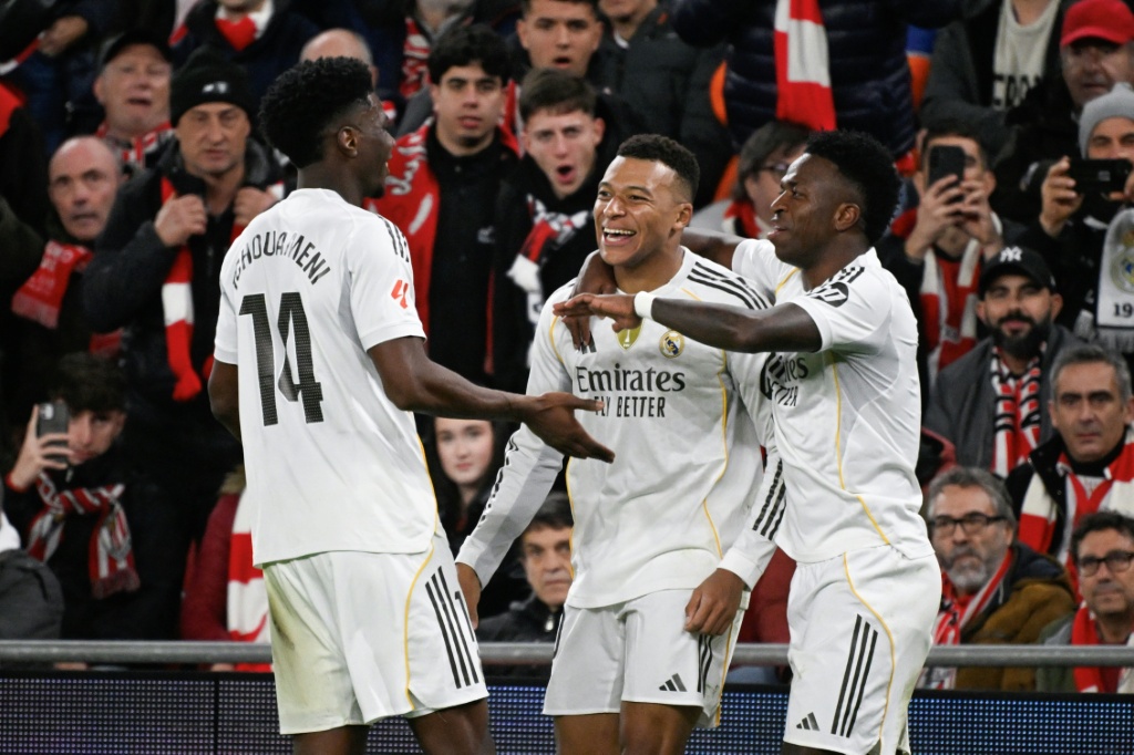 Mbappe brace drives Real Madrid to victory against Athletic Bilbao