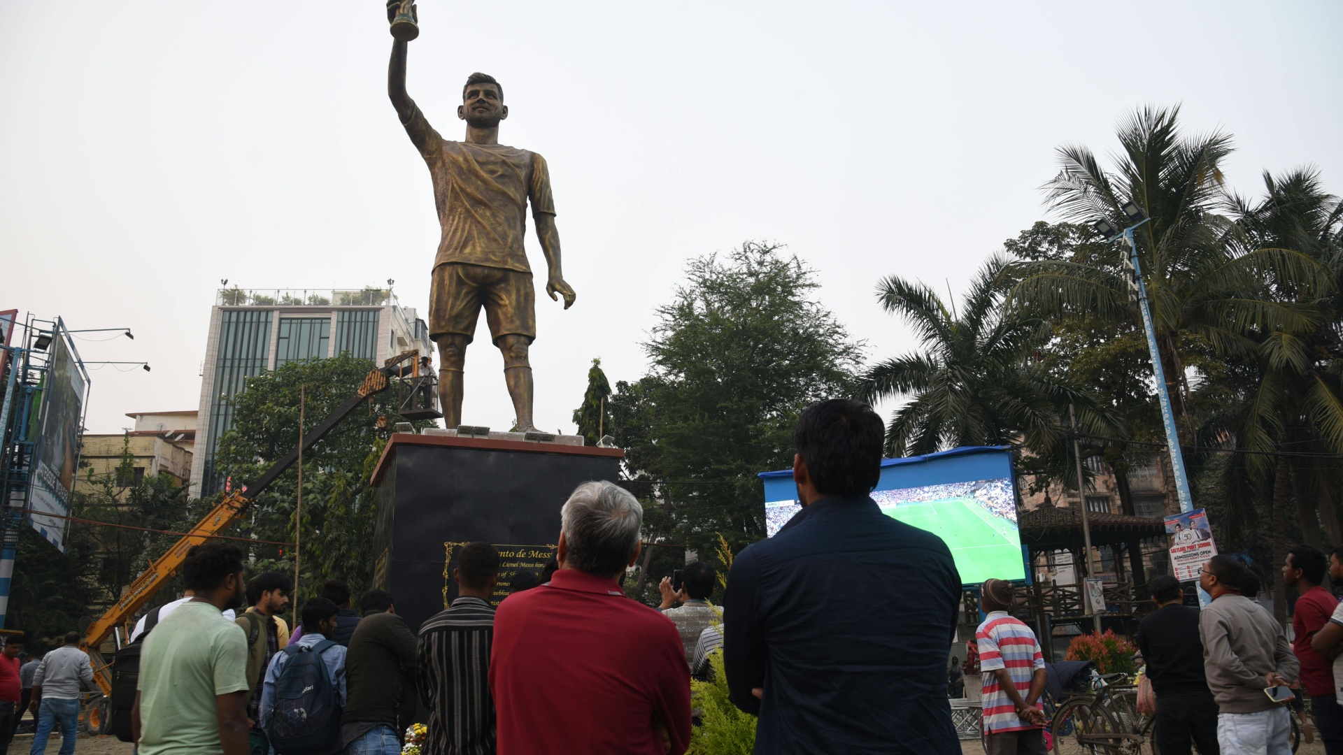 Riesige Ehre: Indien errichtet eine 20 Meter hohe Statue für Messi
