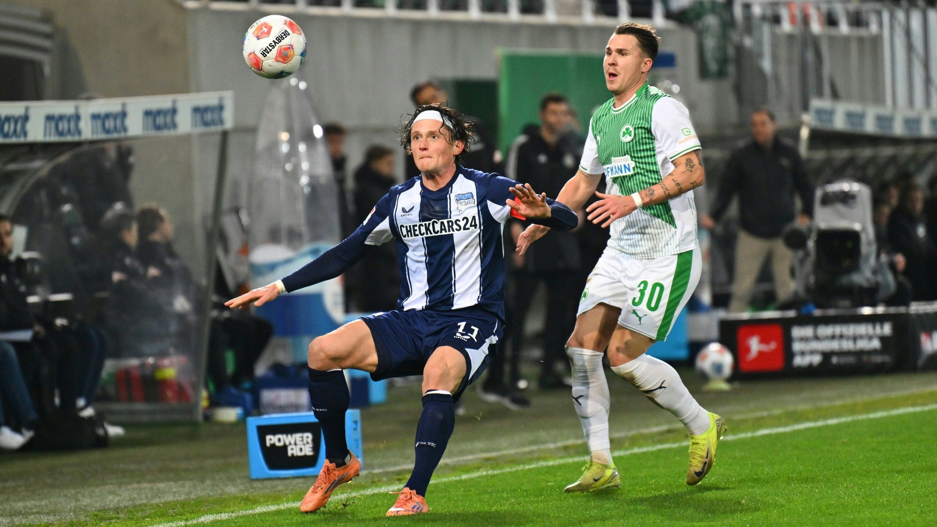 Unentschieden in Fürth: Hertha verspielt zweimal die Führung