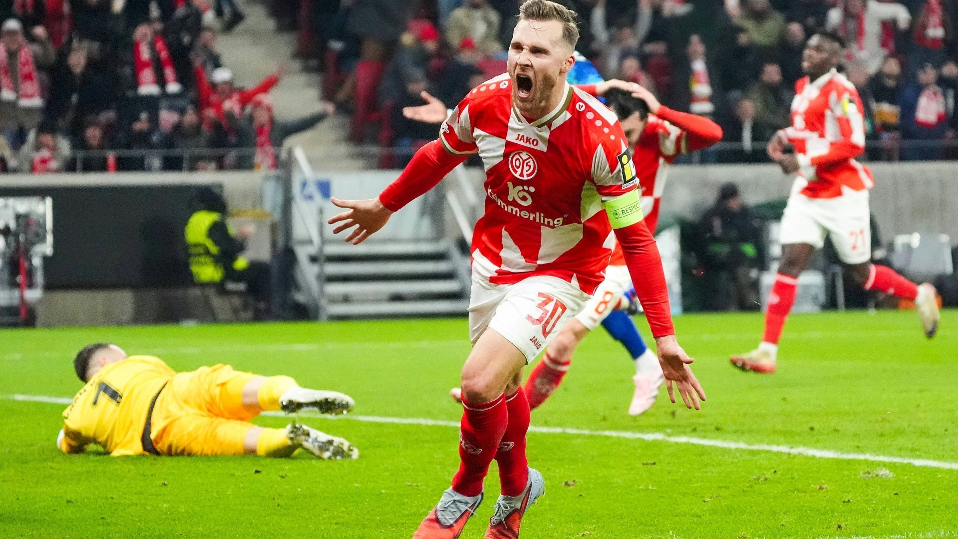 Widmer und Team schreiben FSV Geschichte Mainz im Achtelfinale