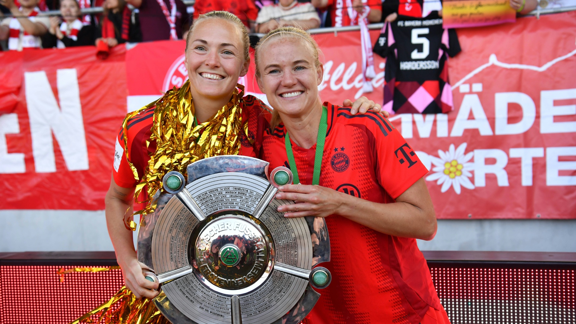 Pernille Harder und Magdalena Eriksson verlängern Verträge bis 2028 bei FC Bayern