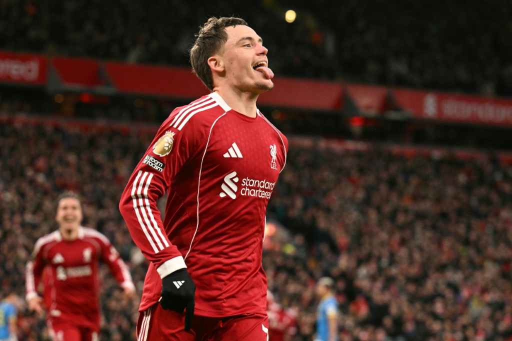 Wirtz Cetak Gol Perdana untuk Liverpool Saat Anfield Mengenang Jota