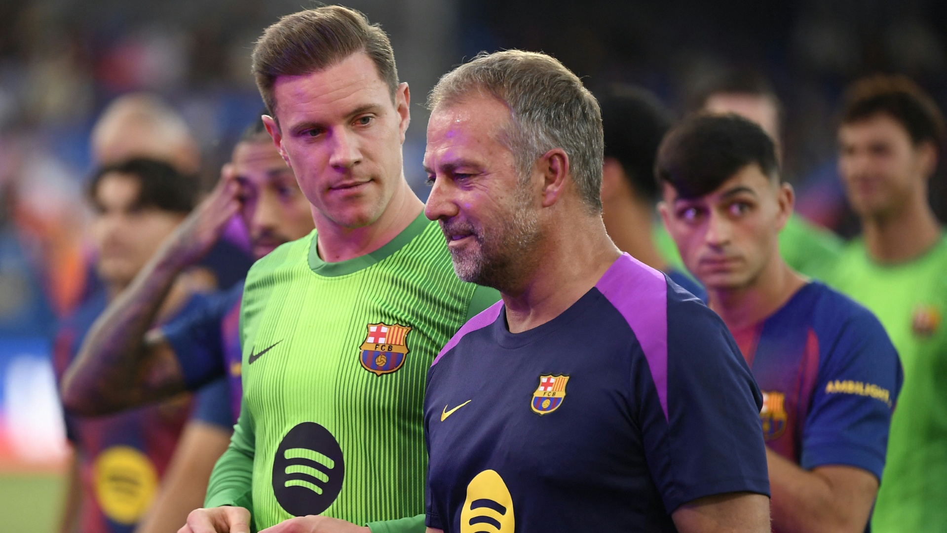 Hansi Flick bestätigt den Transfer Ter Stegens zu Girona