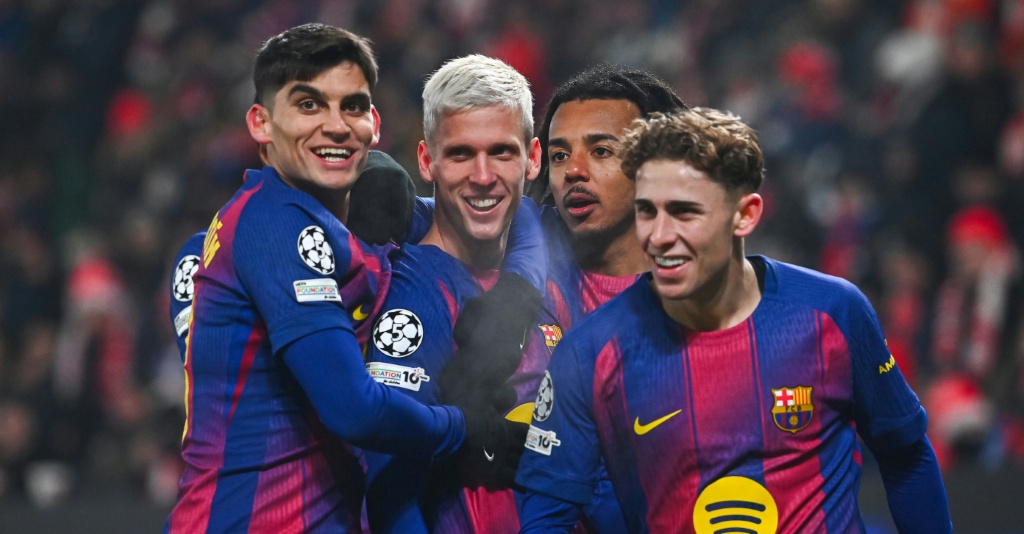 Ligue des Champions: le FC Barcelone écarte le danger à Prague et maintient ses chances