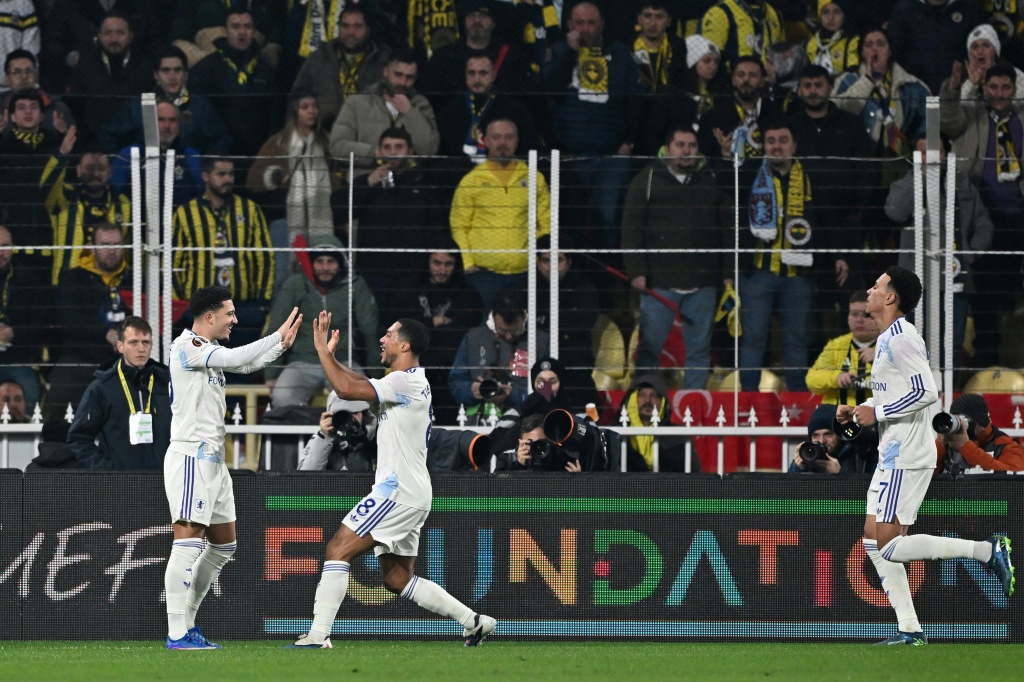 Aston Villa clinch Europa League last-16 spot after beating Fenerbahce, Nottingham Forest lose to Braga