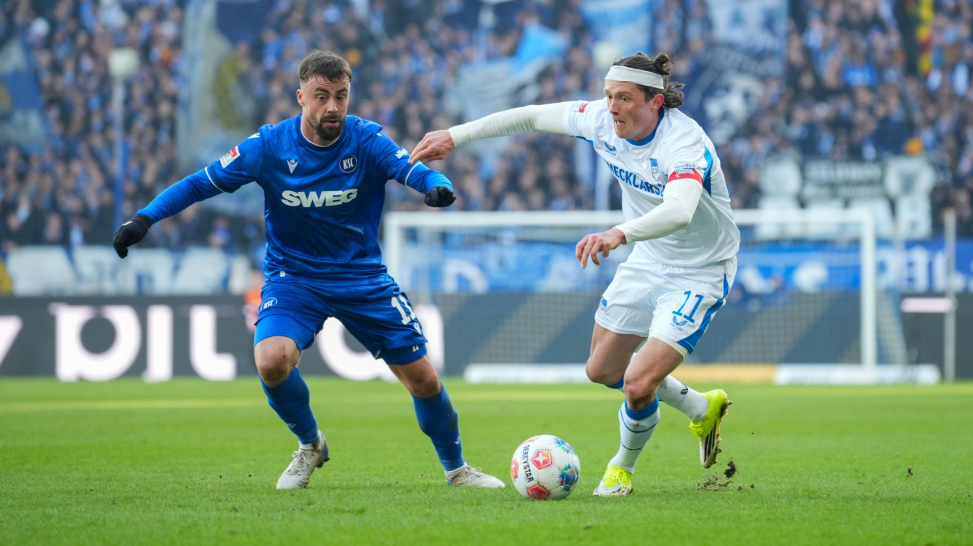 Hertha holt Punkt gegen Karlsruhe