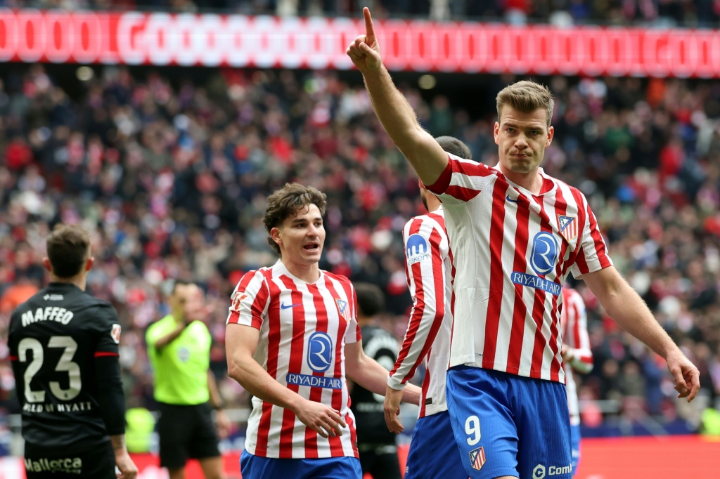 Atlético porazilo Mallorcu a upevni lo třetí pozici