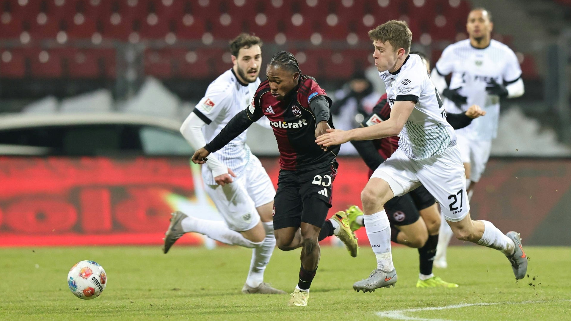 Nürnberg verspielt Sieg gegen Münster