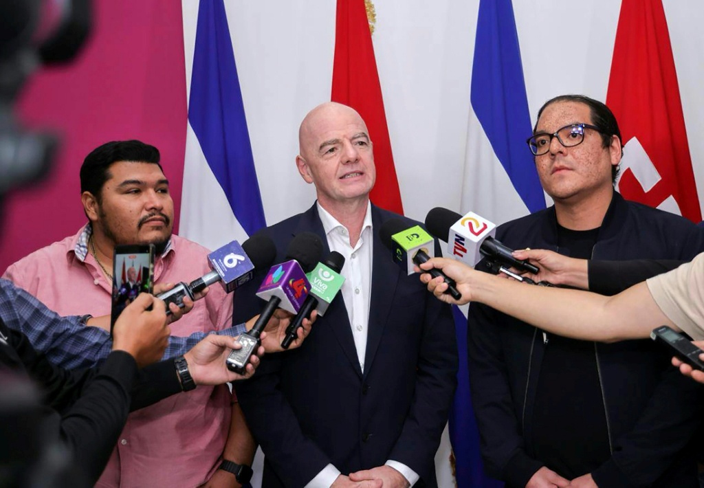 Infantino en Nicaragua declara que el fútbol progresa de forma exponencial en el país