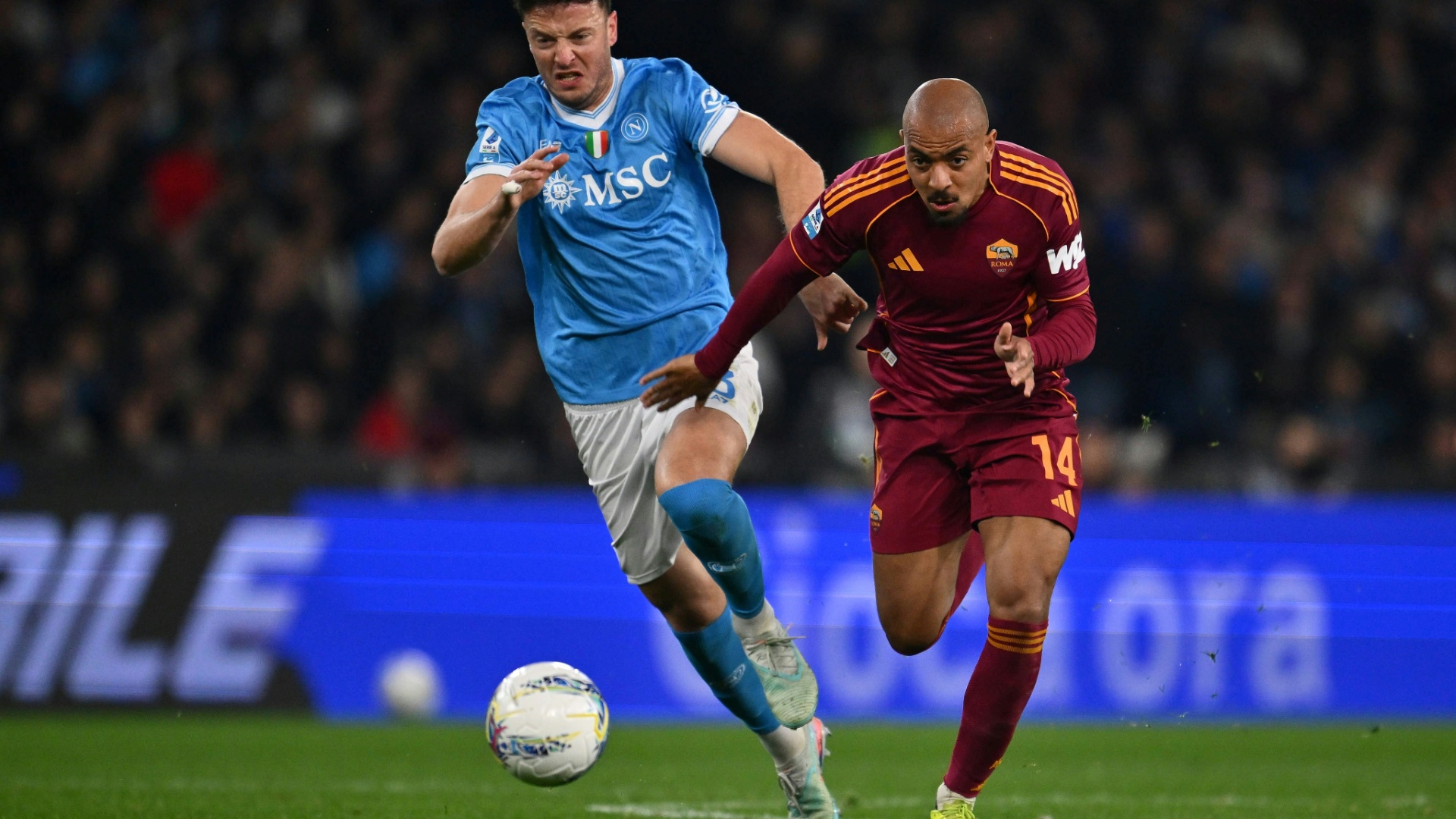 SSC Neapel hält Platz drei in Remis gegen Rom trotz Malens Doppeltor