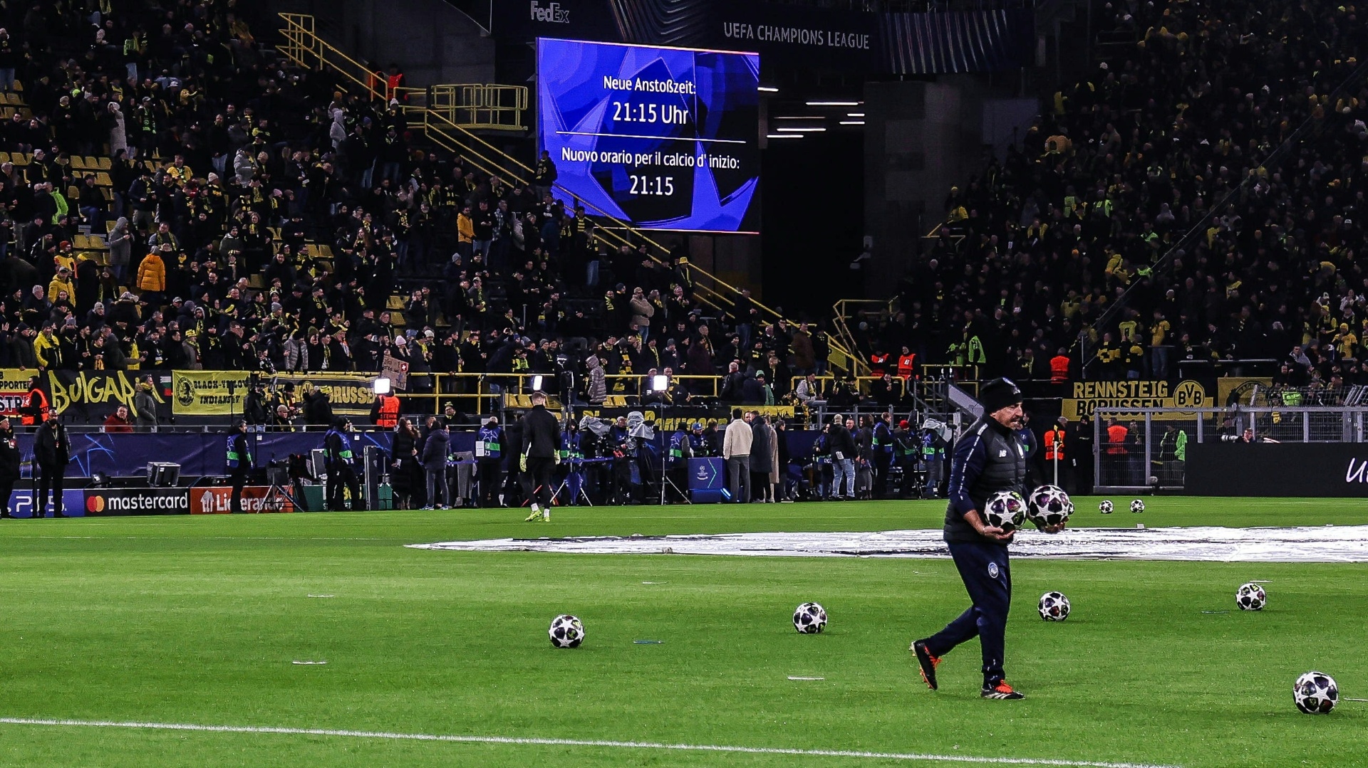 BVB-Partie startet mit Verspätung