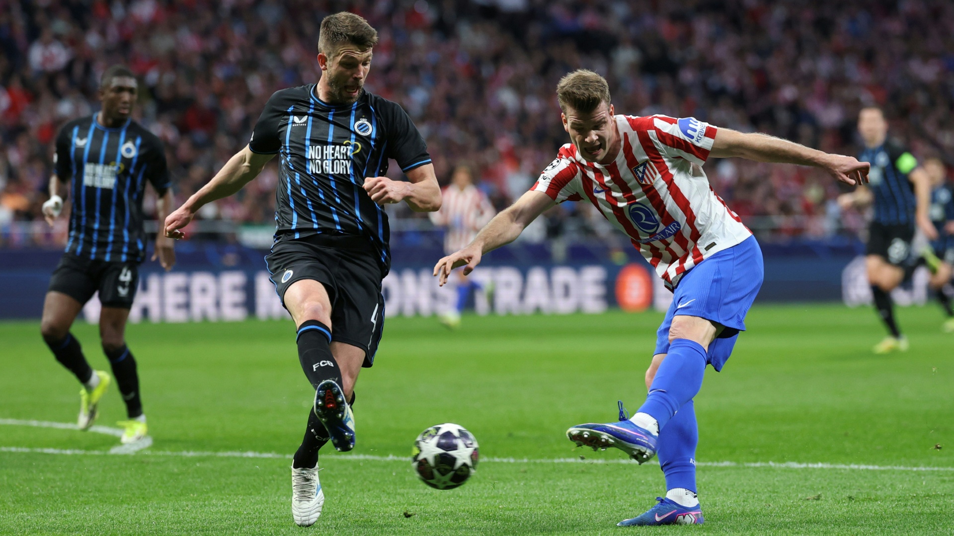 Sörloths Hattrick entscheidet: Atlético überwindet Brügge