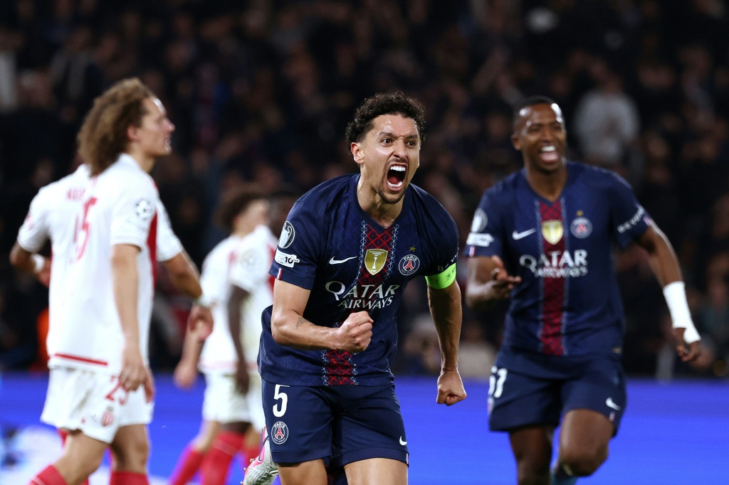 PSG resiste alla minaccia del Monaco per accedere agli ottavi di Champions League