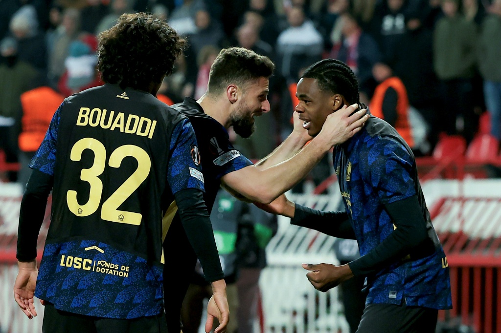 Ligue Europa : à Belgrade Lille dompte l'Étoile Rouge et accède aux huitièmes