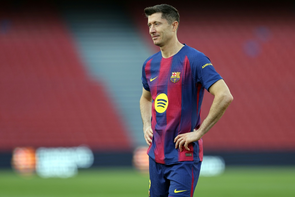 Lewandowski no jugara con el Barcelona en la semifinal de Copa contra el Atletico