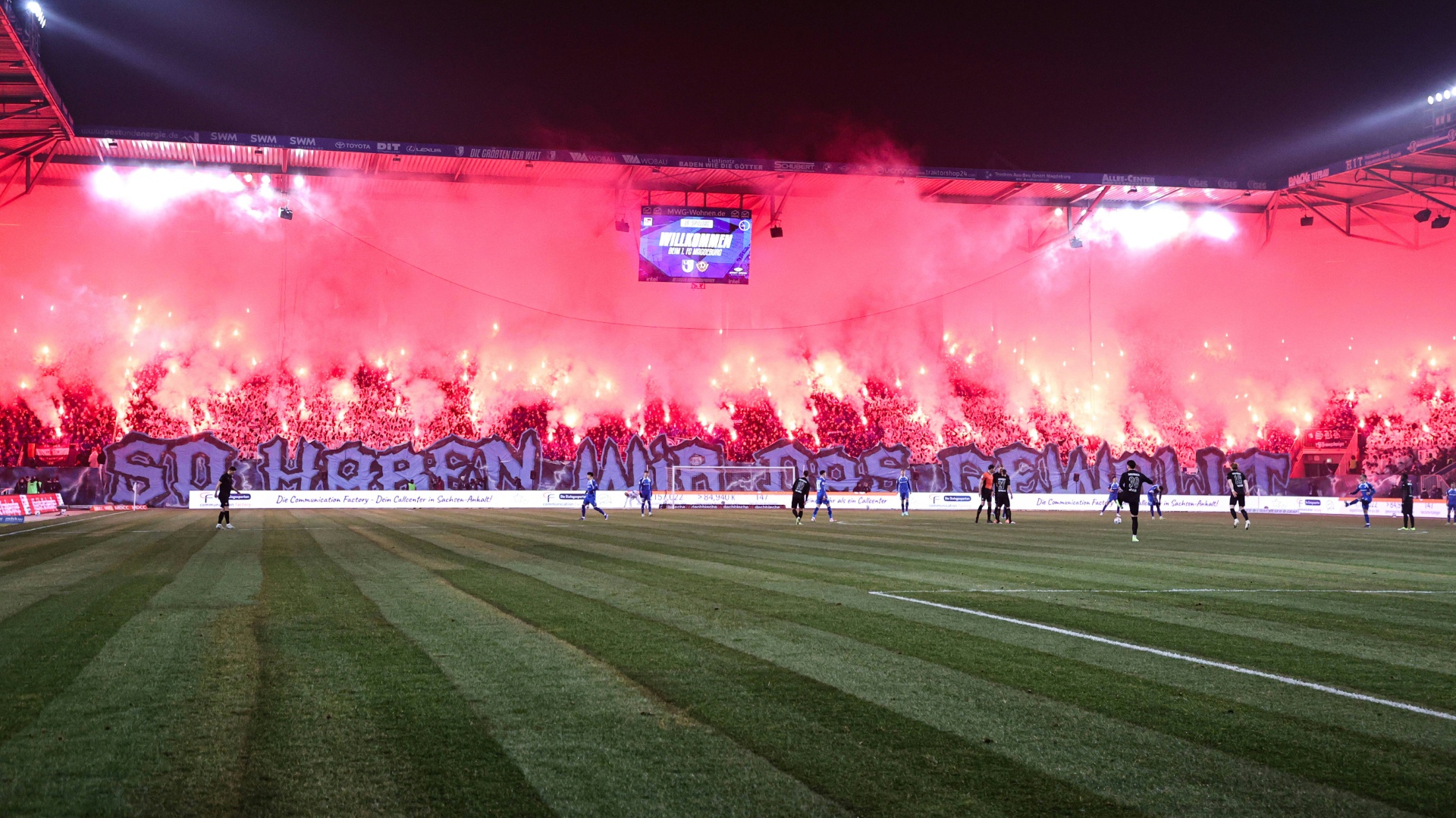 Blocksperre für Magdeburg nach Aufruhr beim Dresden Match