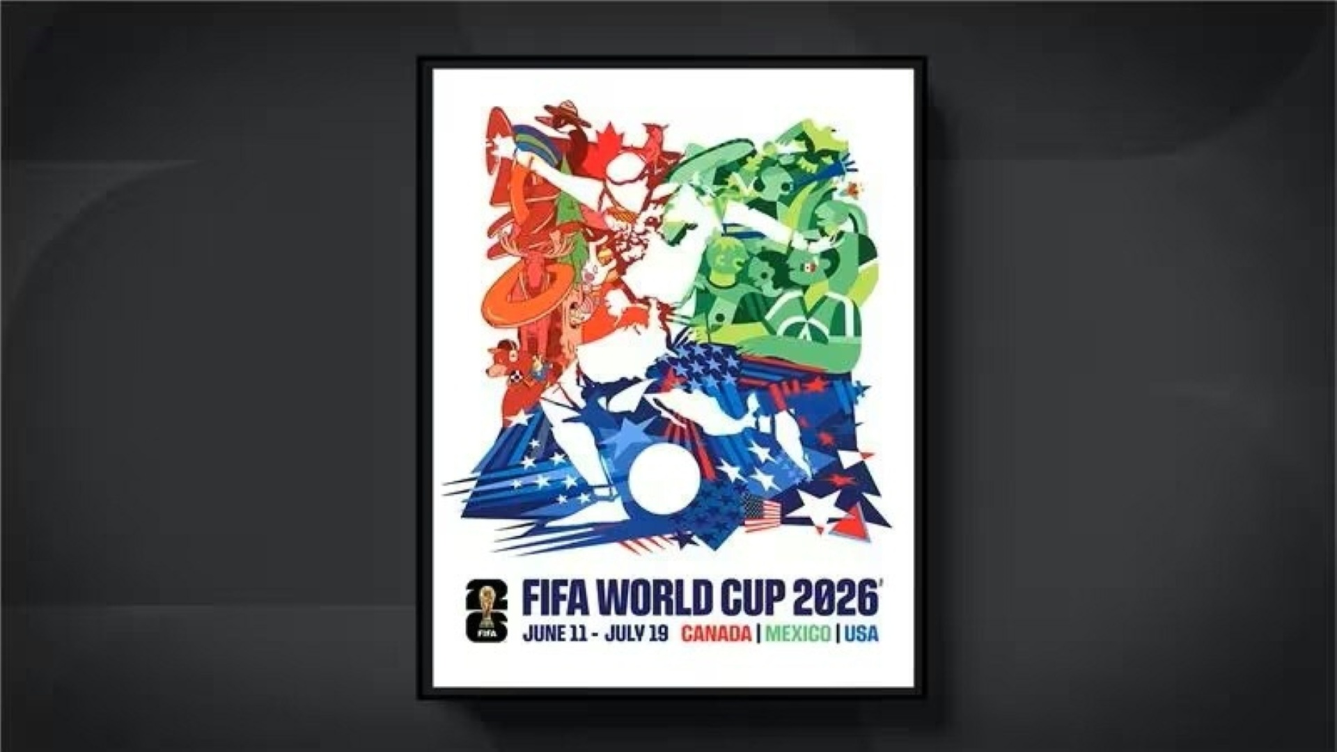 FIFA enthüllt offizielles WM-Plakat