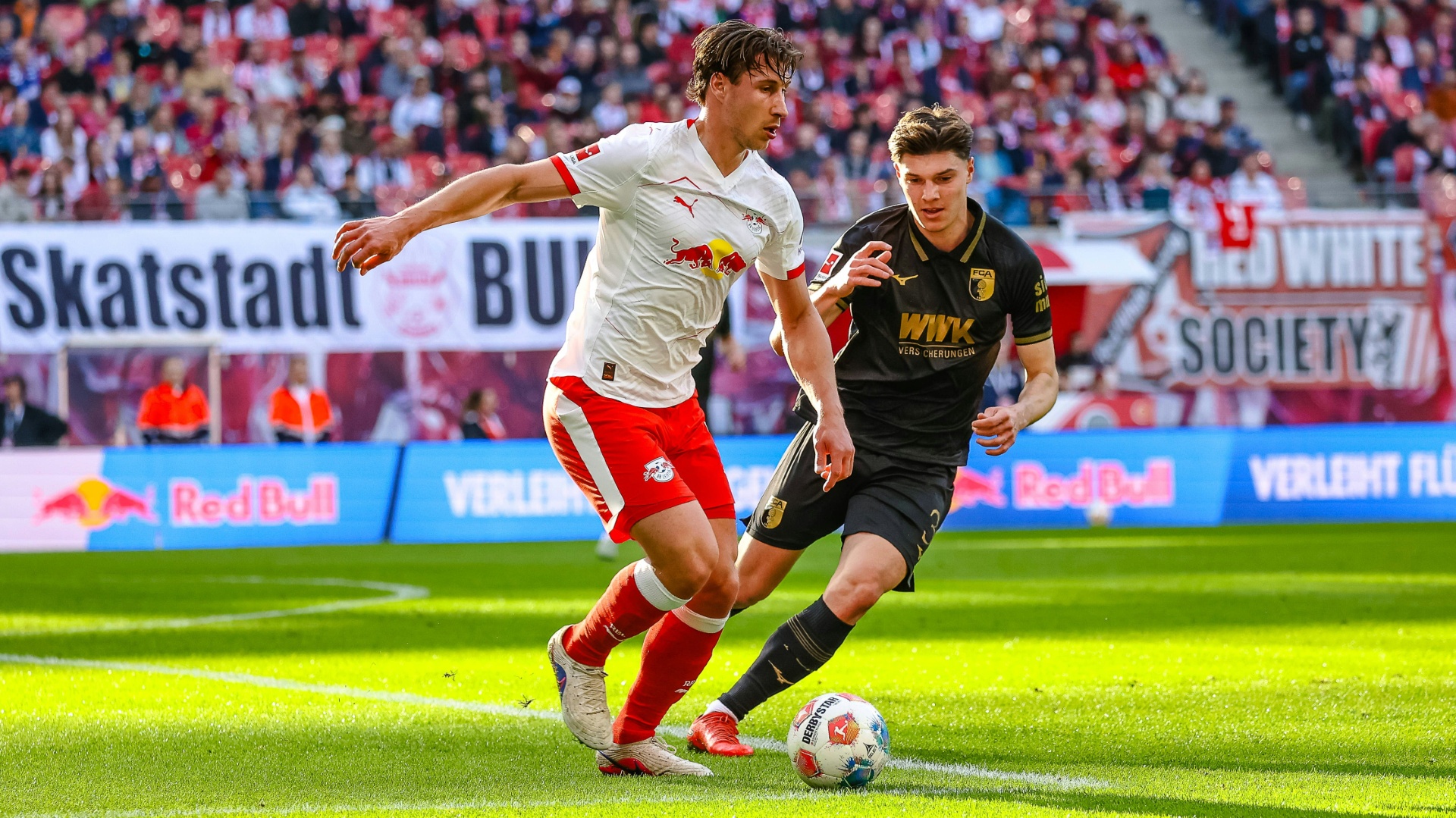 RB Leipzig holt sich knappen Triumph über Augsburg
