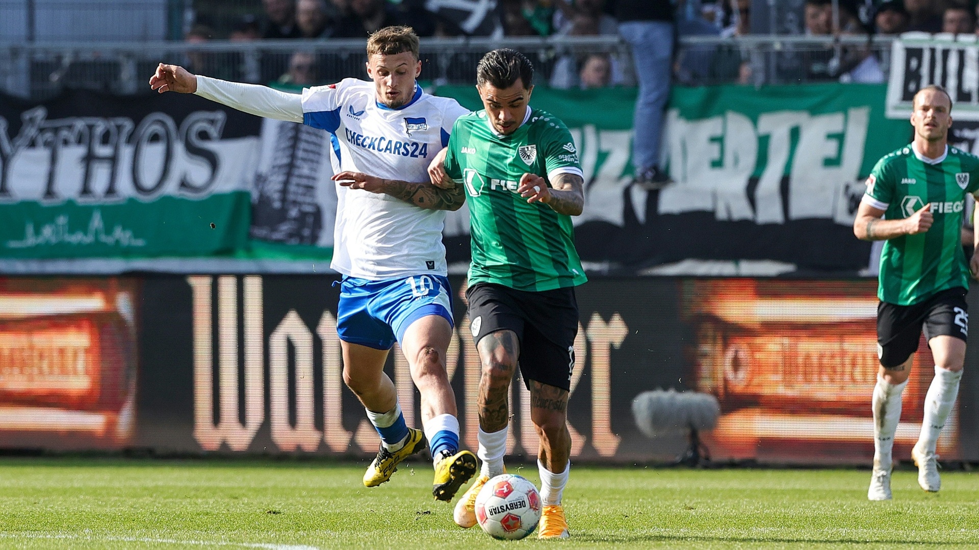 Sabotage am VAR von Anhängern Herthas spätsieg in Münster