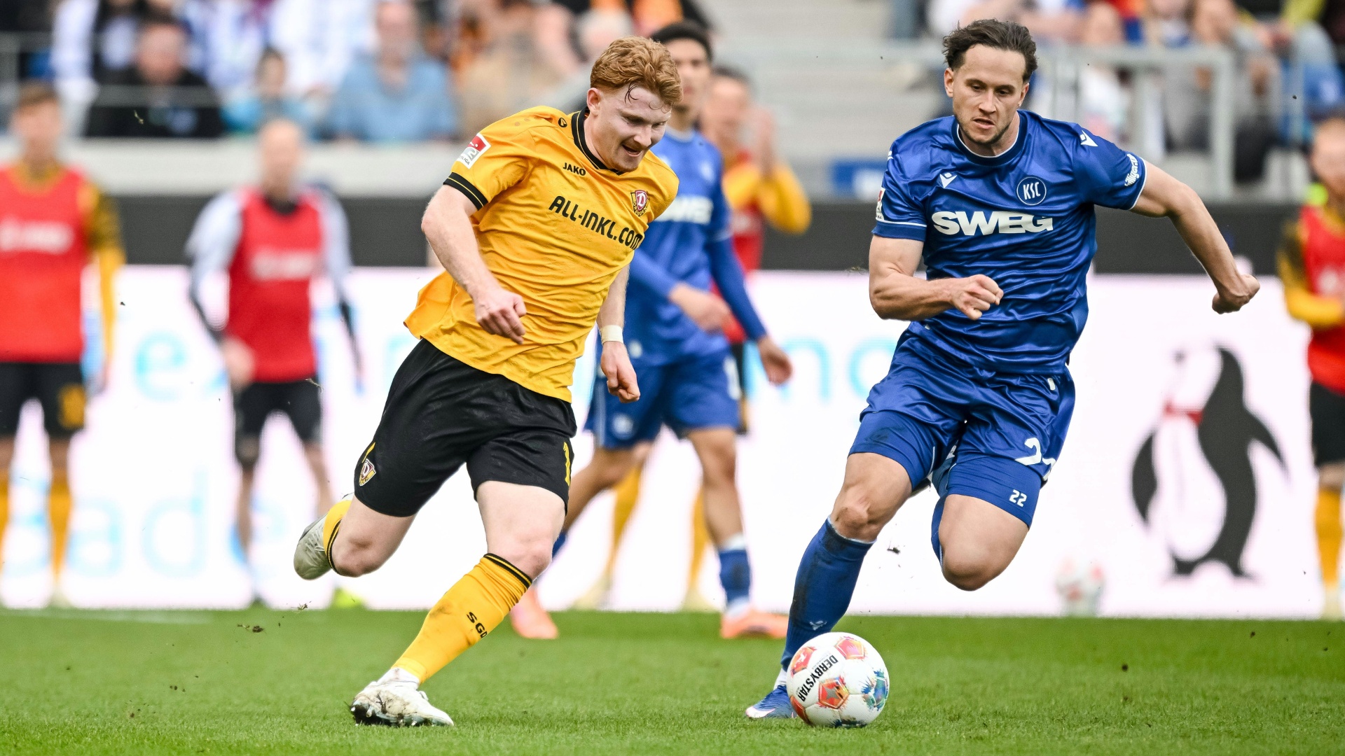 2. Liga: Dresden versäumt Sieg in Karlsruhe