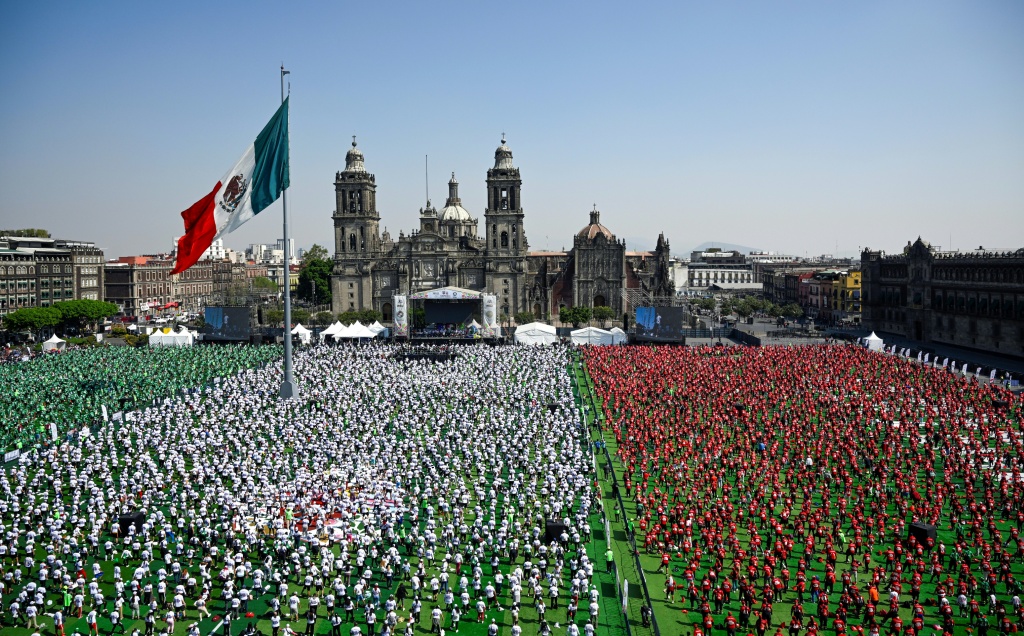 México logra el récord global de la sesión de fútbol más concurrida