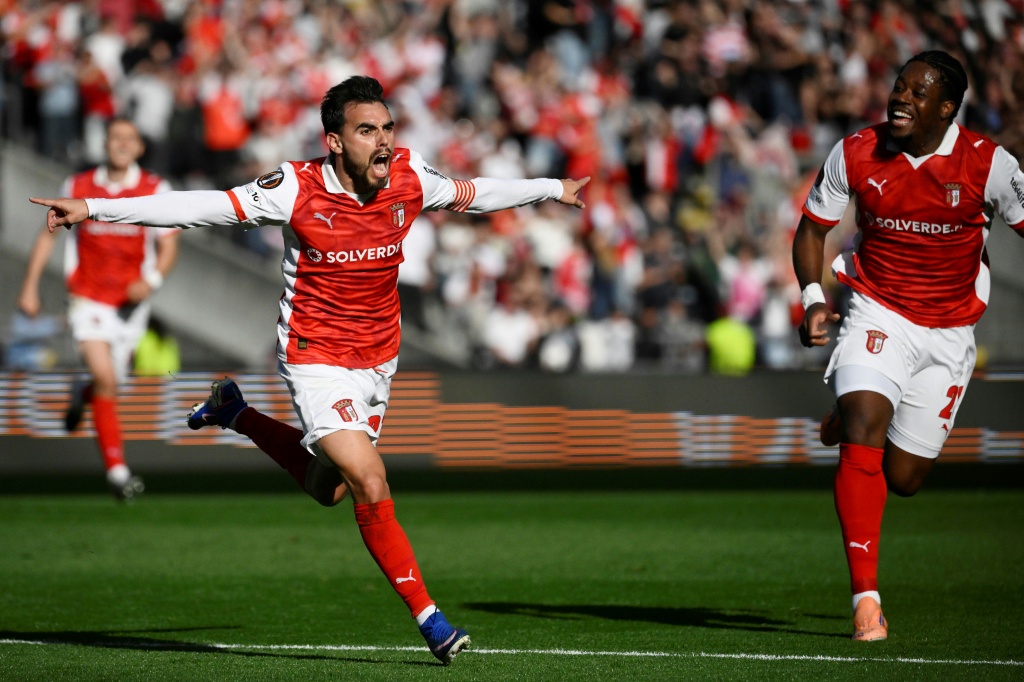 Sporting de Braga avanza como primer clasificado a cuartos de la Europa League