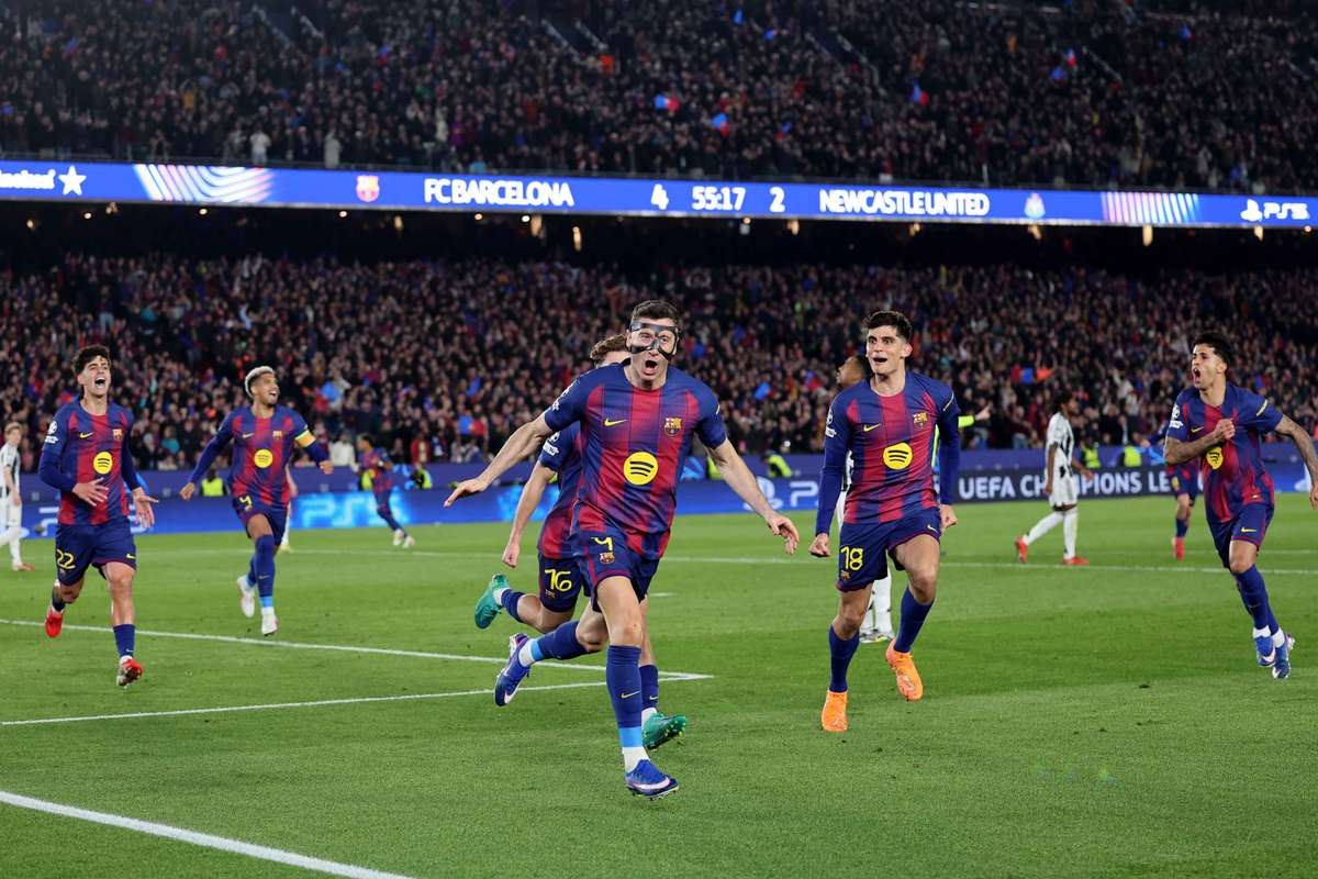 Sept buts au Camp Nou : le Barça domine Newcastle et file en quarts de finale