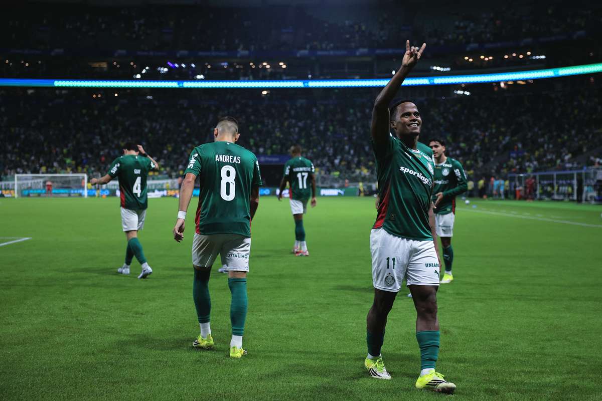 Palmeiras alcanza la cima del Brasileirão con anotación de Jhon Arias