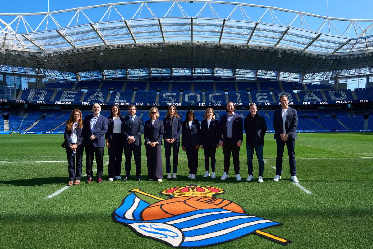 La FIFA continúa su inspección por España para el Mundial: ahora le toca a Anoeta