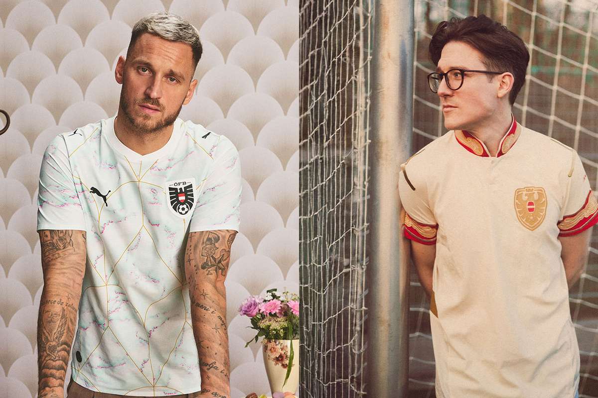 Kaffeehaus-Stil oder Kaiser-Ästhetik ÖFB und Anhänger bringen Trikots in unter einem Tag heraus