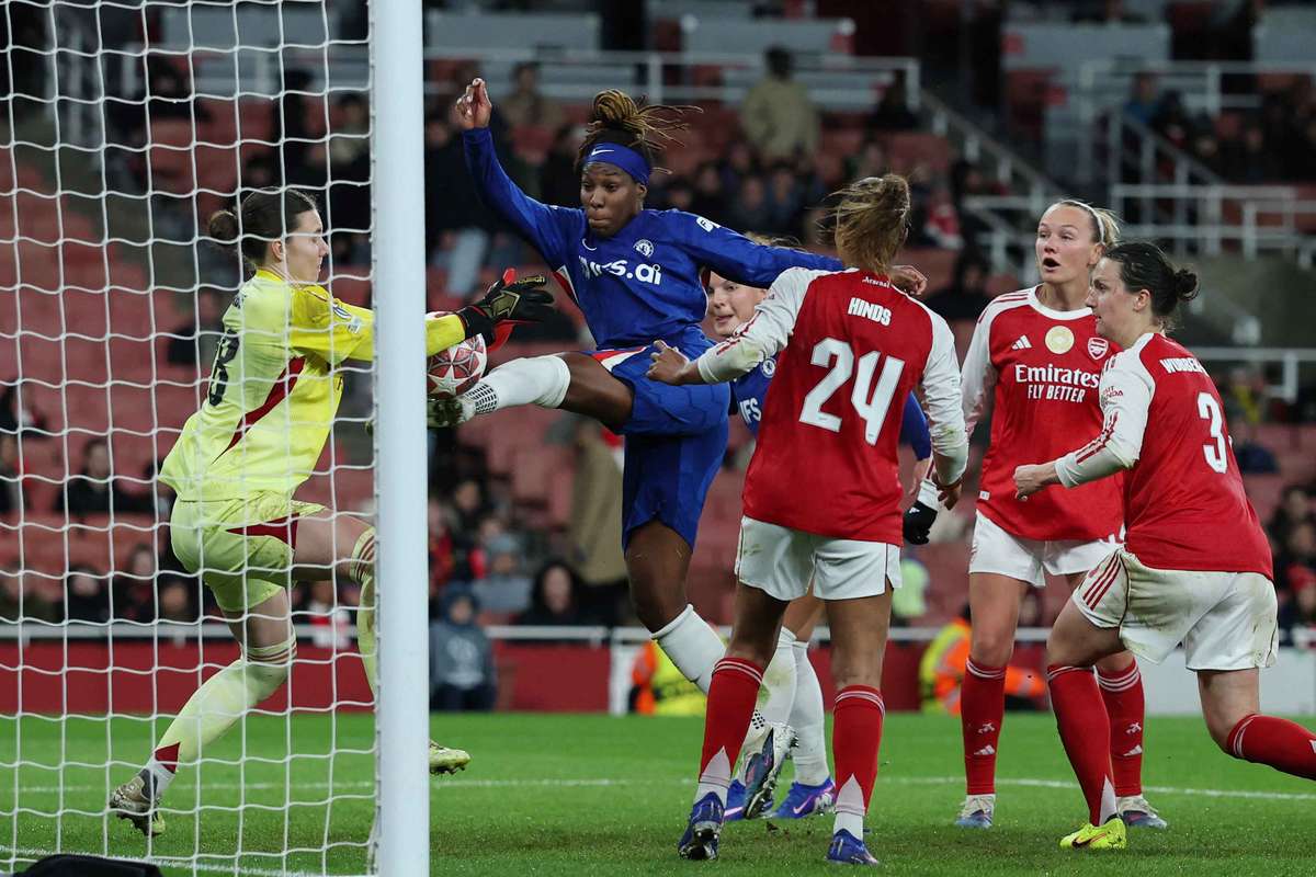 Liga das Campeões Feminina: Arsenal derrota Chelsea por 3-1