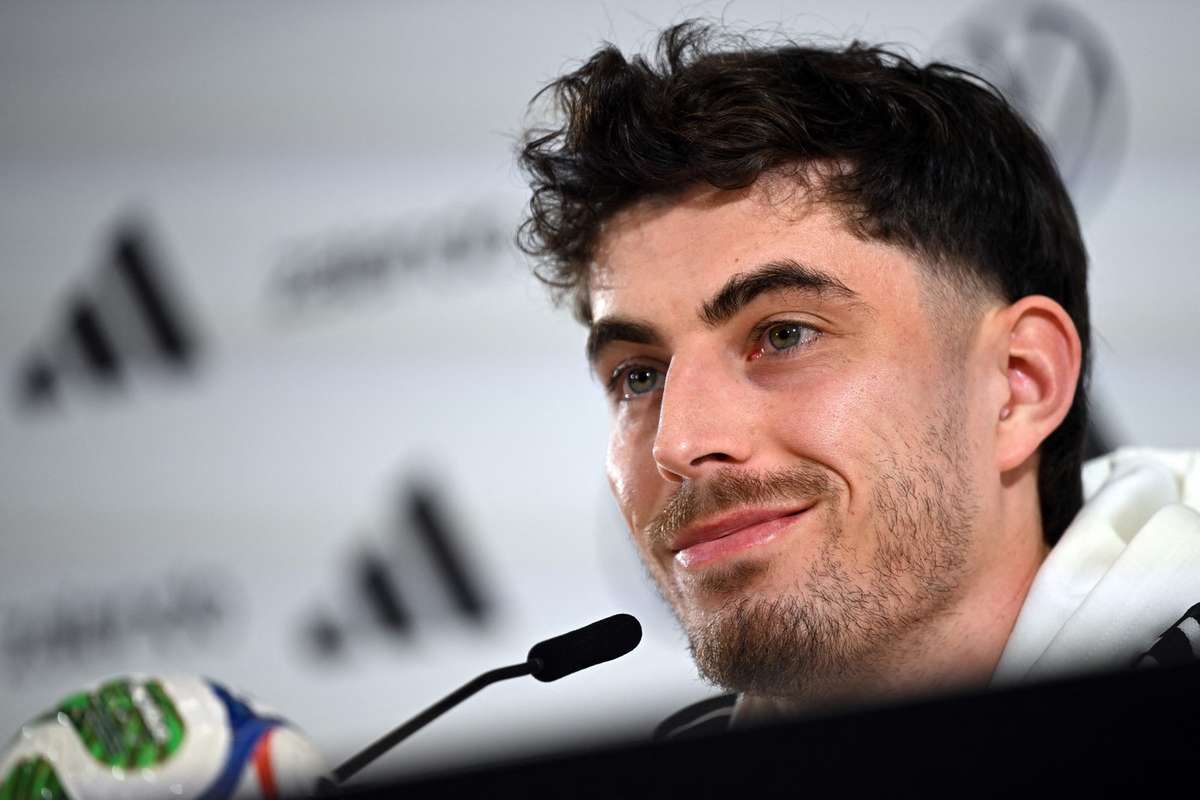 Kai Havertz festeja regresso à equipa nacional alemã após superar múltiplas lesões